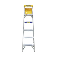 Escalera de Aluminio Tipo Tijera 5 Peldaños 1.83mt Surtek - Lock - detalle