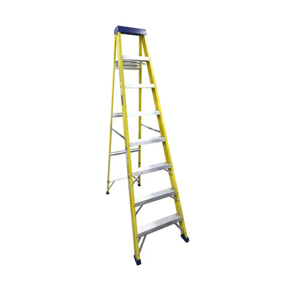 Escalera Tijera Fibra de Vidrio 7 Escalones Tipo 2 Surtek - Lock