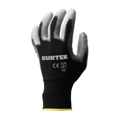 Guantes de Nailon con Recubrimiento de Poliuretano G Surtek - Lock