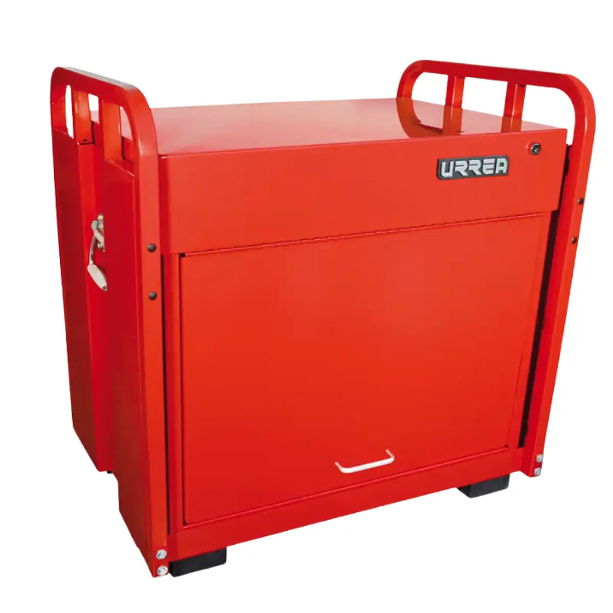 Gabinete de servicio en sitio con 7 gavetas color rojo 30 - Lock - vista lateral