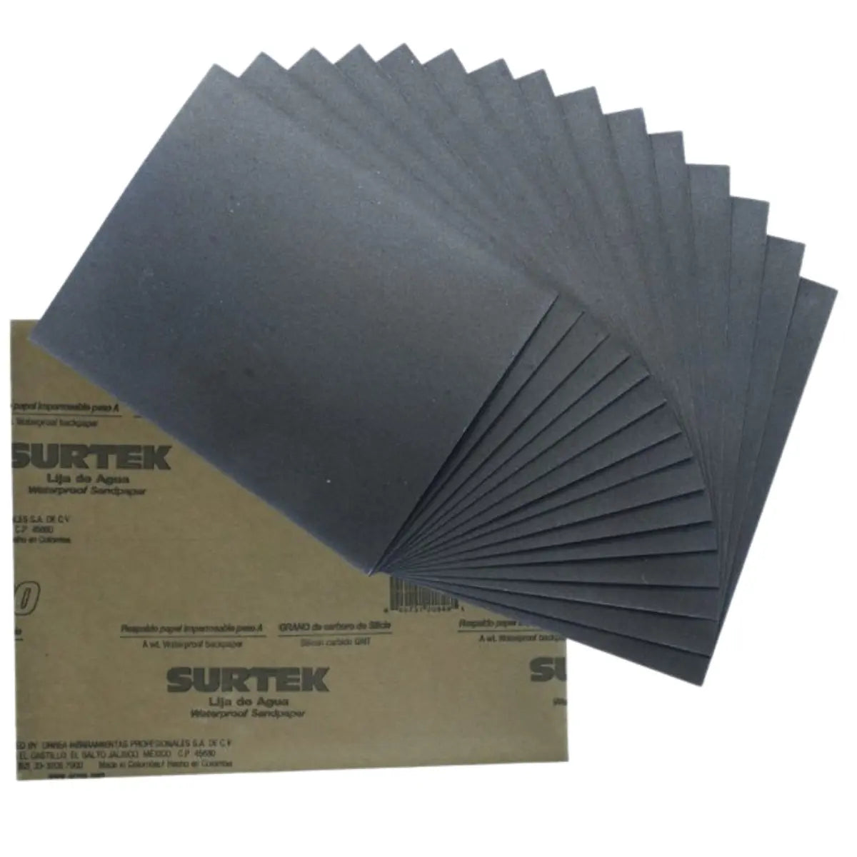 25pz Lija agua grano 120 Surtek - Lock