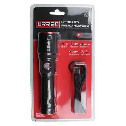 Linternas LED de Alta Potencia 1000lm Urrea - Lock - vista lateral