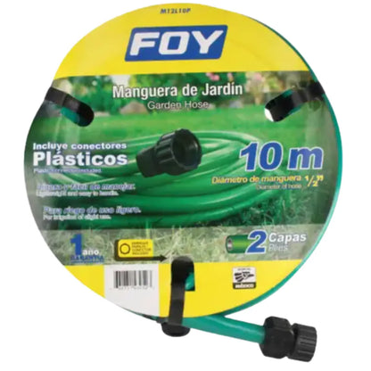 Manguera para jardín lisa con conector plástico 2 capas 1/2 10m - Urrea - detalle