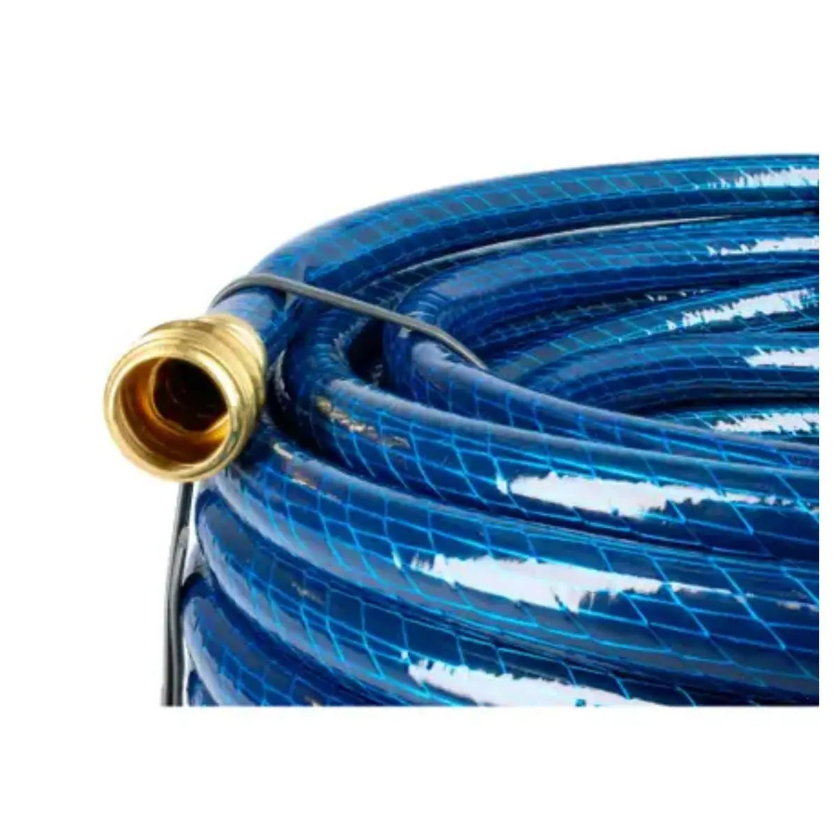 20m Manguera Jardin Surtek Tejido Spider c/ Conector Metalico 1/2" - Lock - vista lateral