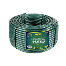 Manguera para Jardín Tramada en Rollo Verde 1/2″ 100 m Surtek - Lock - detalle
