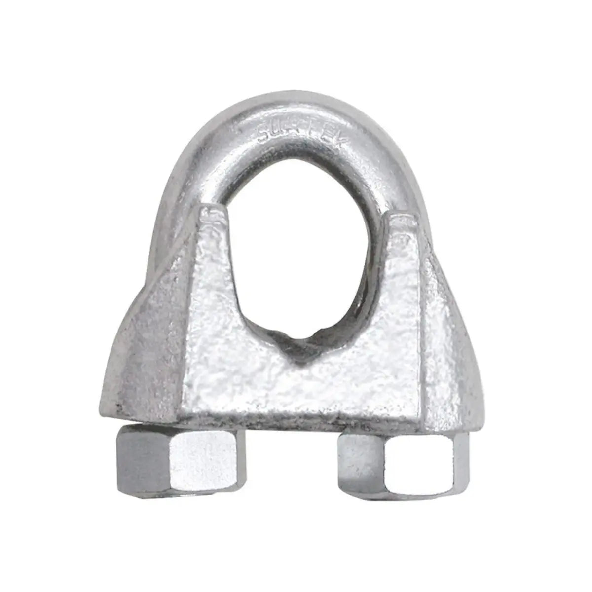12 Perros Hierro Maleable Cable Acero 5/16" Surtek - Lock