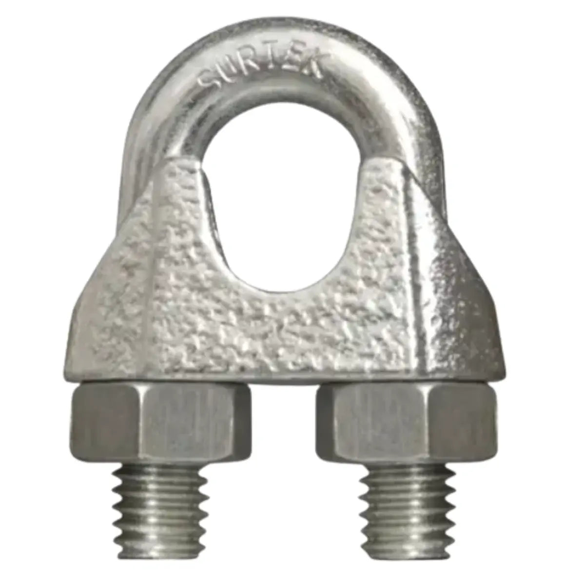 Perro de hierro maleable para cable de acero tipo alemán 1/2 - Lock