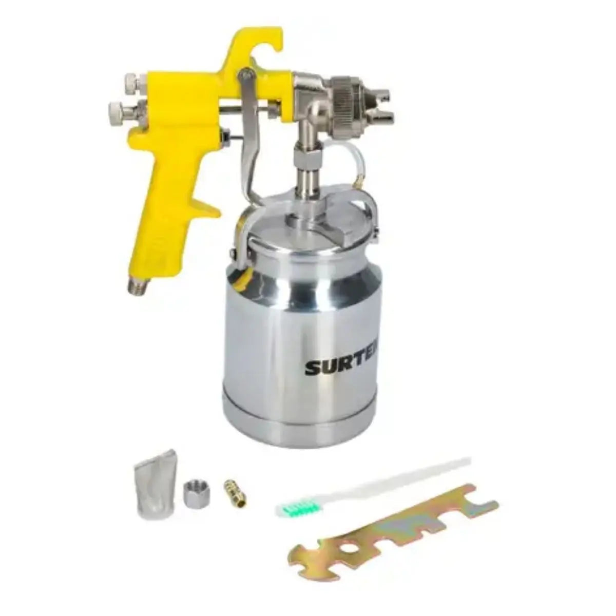 Pistola p/ Pintar Surtek 1000 ml c/ Vaso Reforzado - Lock - detalle