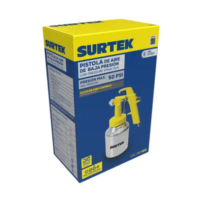 Pistola para Pintar de Baja Presion Capacidad 1000 ml 50 PSI Surtek - Lock - vista lateral