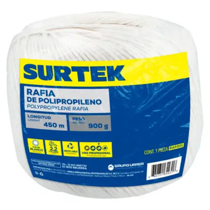 Rafia Polipropileno RAF001 Surtek Blanca 2.2g/m - Lock
