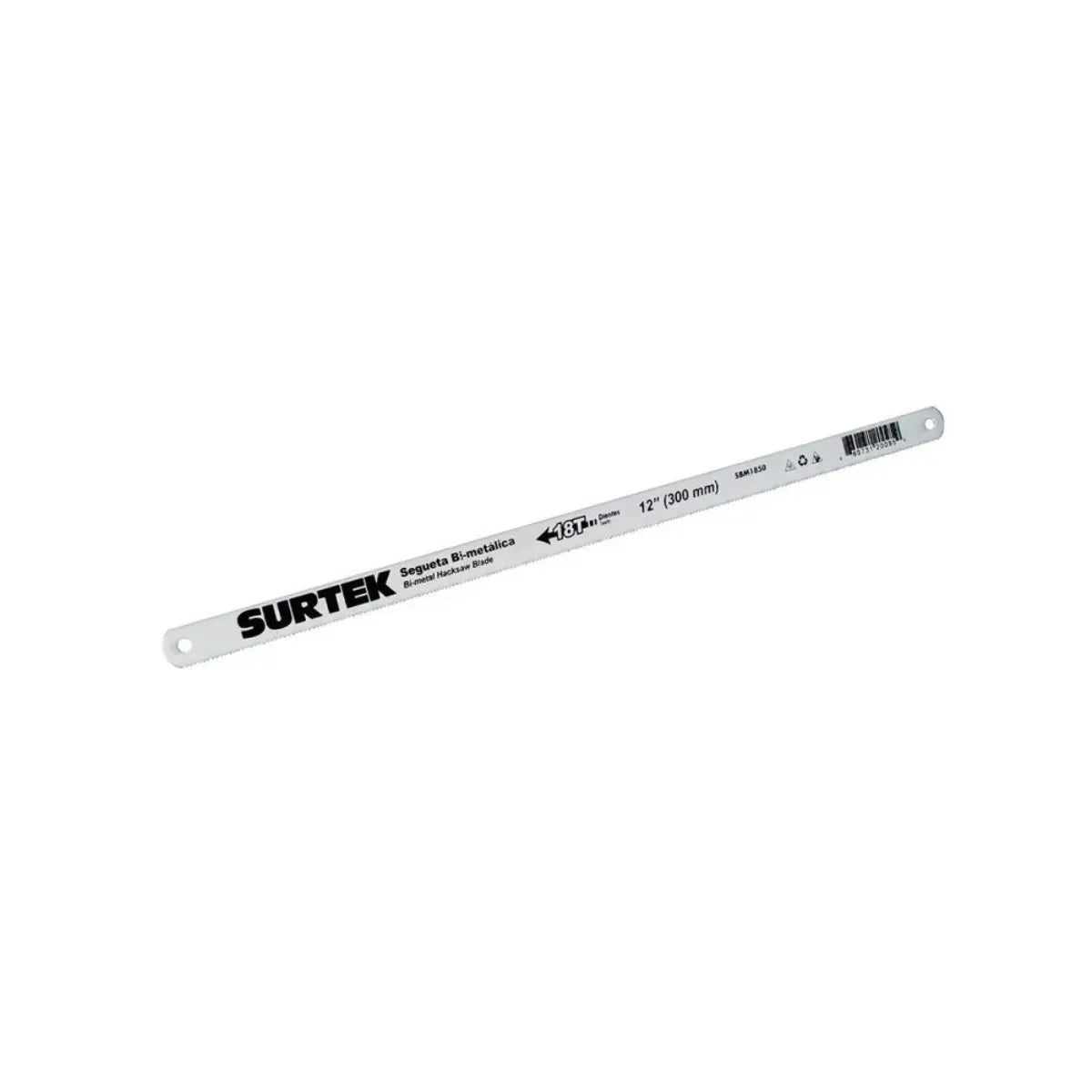 50 Seguetas Bimetal 12" 18dpp Surtek - Lock