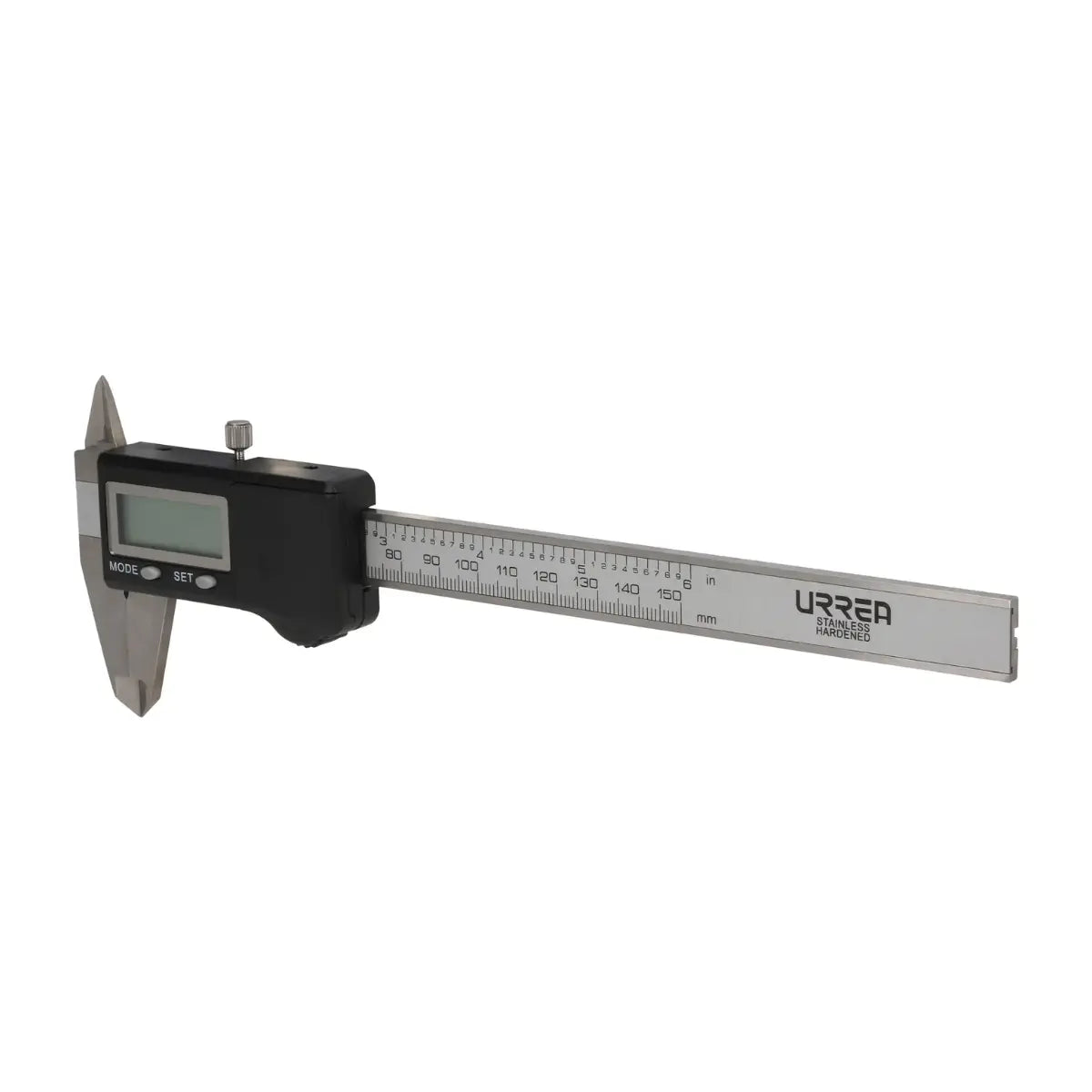 Calibrador Digital 0-6 pulgadas Urrea - Lock - vista lateral