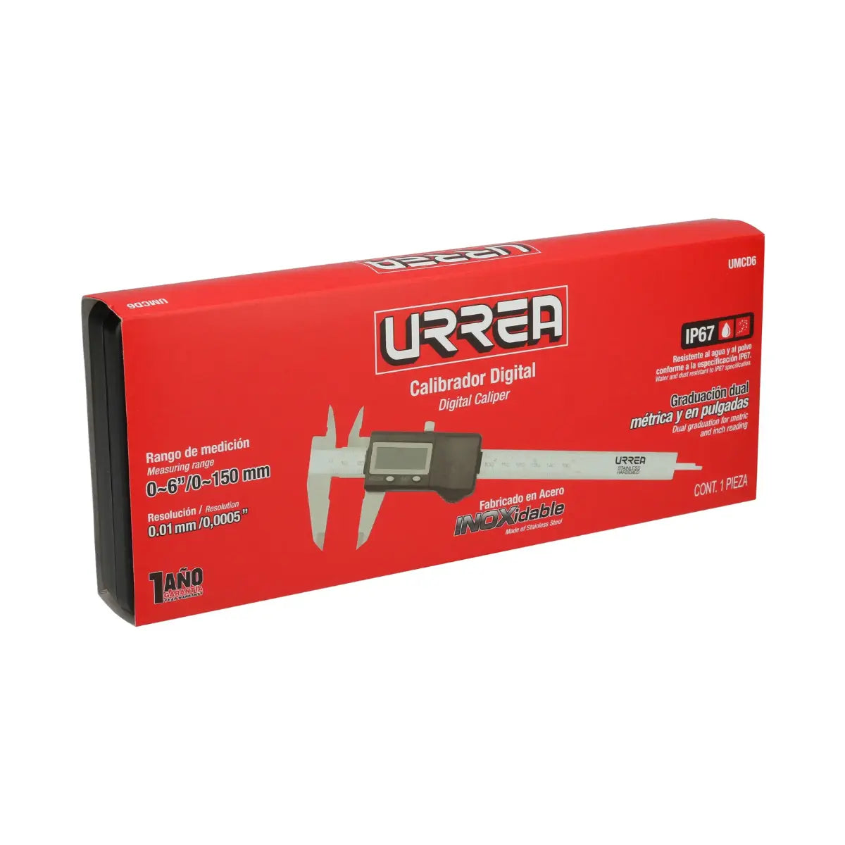 Calibrador Digital 0-6 pulgadas Urrea - Lock