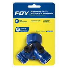 Adaptador Surtek para manguera de riego en "Y" de plástico 11 x 7cm - Lock - detalle
