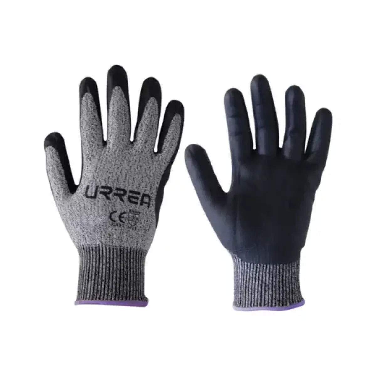 Guantes Fibra Urrea AntiCorte Recubrimiento Nitrilo Espumoso M - Lock