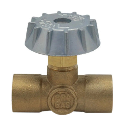 Valvula Aguja CNX H*H 1/4” x 1/4” Volante - CNX - vista trasera