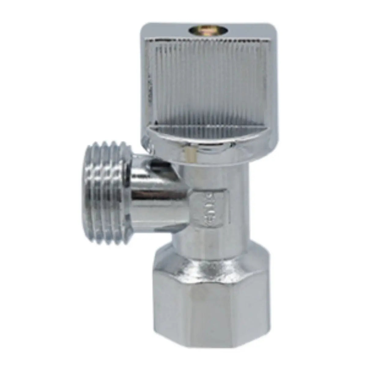 VALVULA ANGULAR  1/2"H* 1/2"M VOLANTE PLANO CNX - CNX - vista lateral