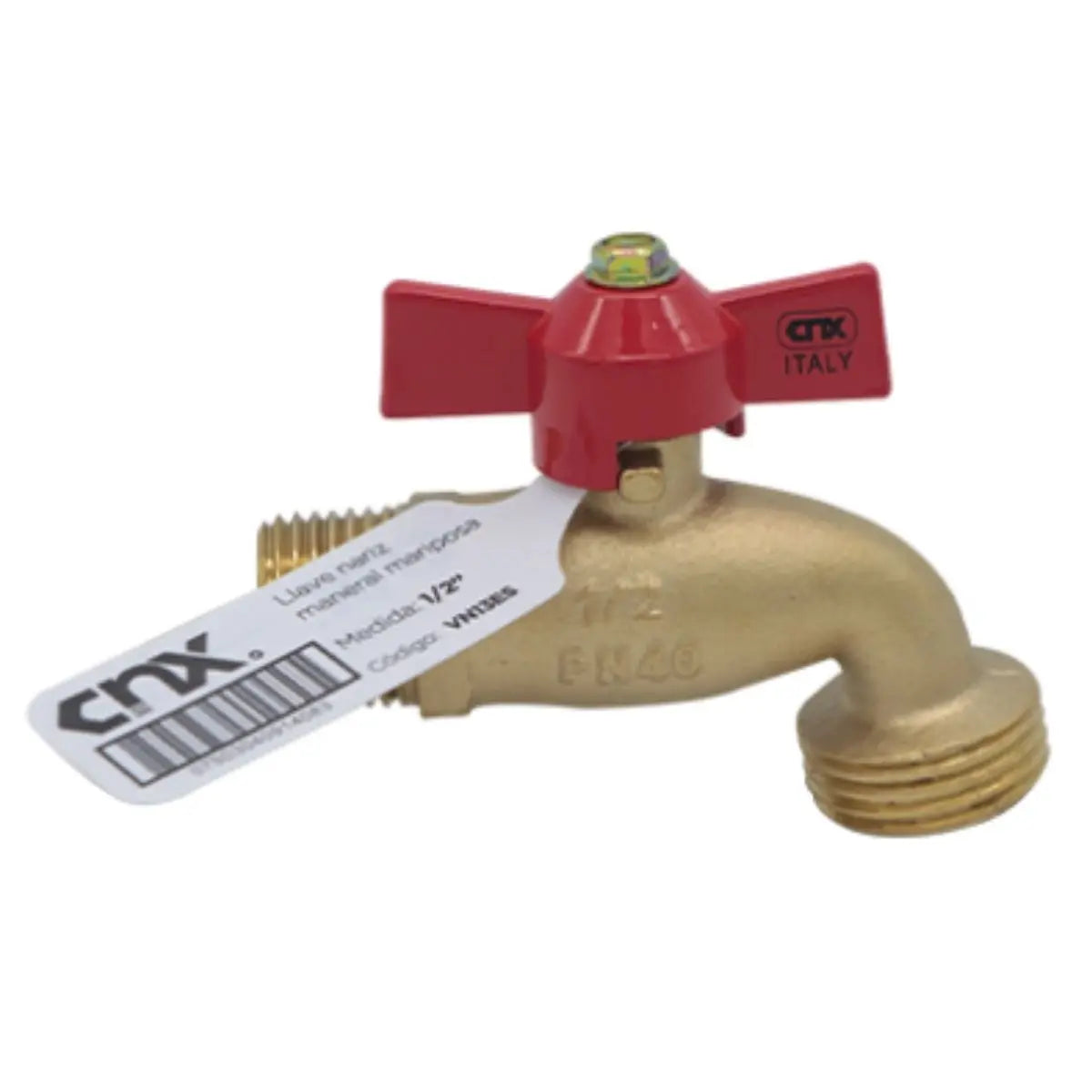 Llave Nariz Mariposa CNX 1/2” Jardin - CNX - detalle
