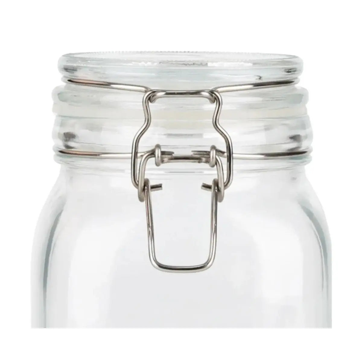Contenedor Vidrio Hermético Tapa Clip 1 Litro Frasco Brocal - Vittori - empaque