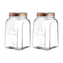 Set 2 Frasco Brocal Especiero De Vidrio 1 L - Vittori