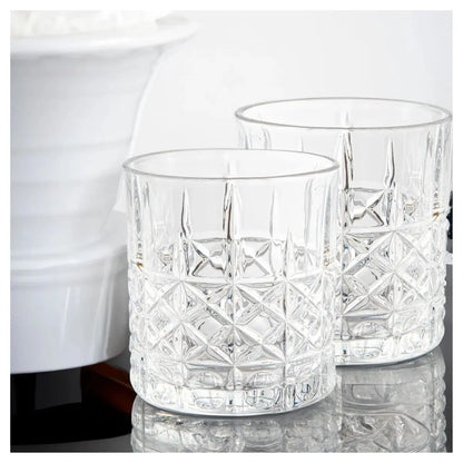 6 Vasos Dof Para Whisky De Vidrio Cristal Labrado 305 Ml Color Magno - Vittori - detalle