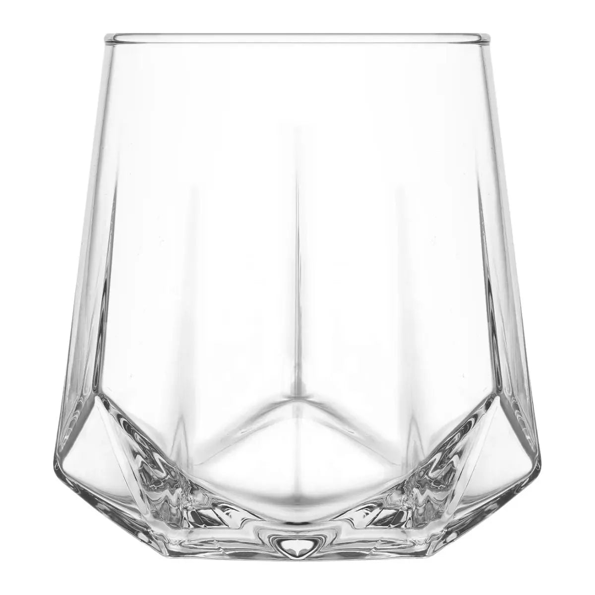 Juego 6 Vasos Dof Old Fashion Valeria Modernos Vidrio 400ml Color Cristalino - Vittori - empaque