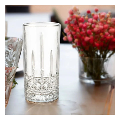 Juego 6 Vasos Jaiboleros Highball Grande De Vidrio 450 Ml Color Magno - Vittori - detalle