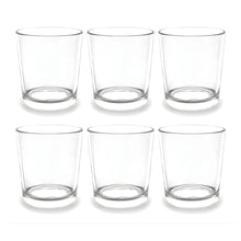 Juego 6 Vasos Dof Lav  Vidrio Liso 345 Ml Color Cristalino - Vittori - detalle