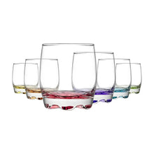Set 6pz Vaso Dof LAV Adora colors 290 ML - Vittori - vista trasera
