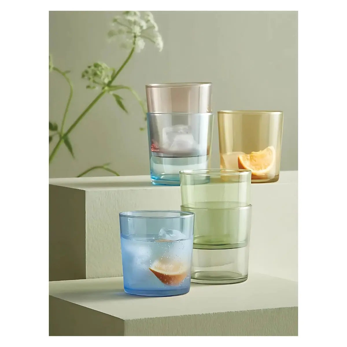 Set 6pz Vaso Dof LAV Bodega colors 345 - Vittori - detalle