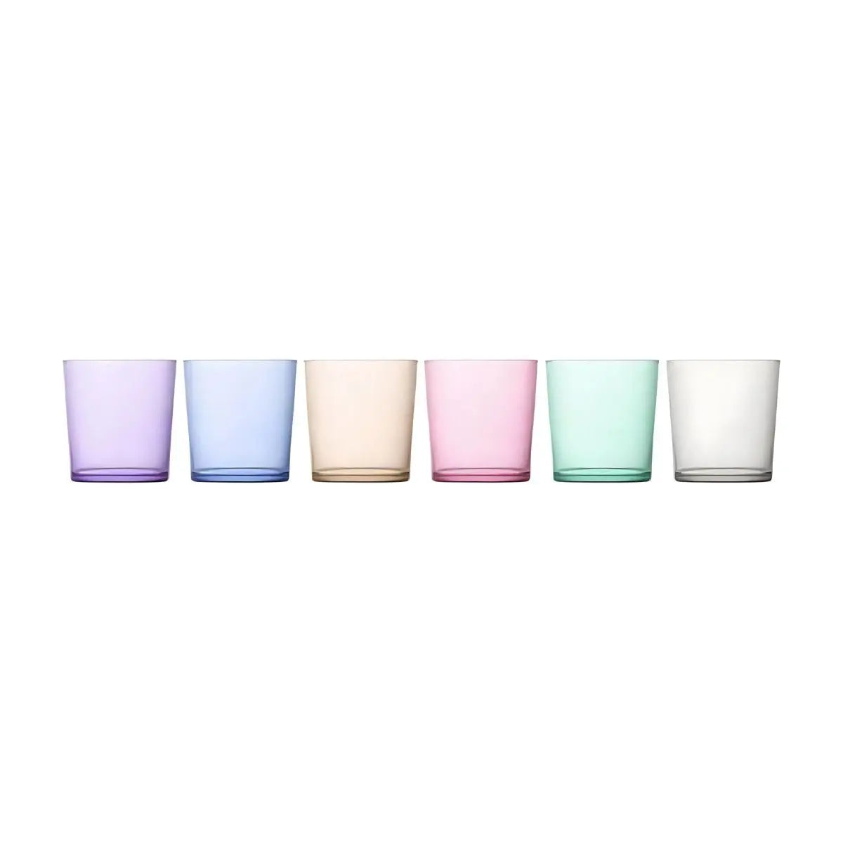 Set 6pz Vaso Dof LAV Bodega colors 345 - Vittori - vista trasera