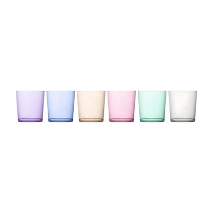 Set 6pz Vaso Dof LAV Bodega colors 345 - Vittori - empaque