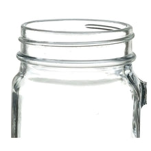 6pz Mason Jar Ice Cold Drink LISO transparente de 16oz SIN TAPA - Vittori - detalle