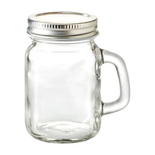 48 PIEZAS Mason Jar MINI c/Asa Tapa PLATA - Vittori - vista lateral