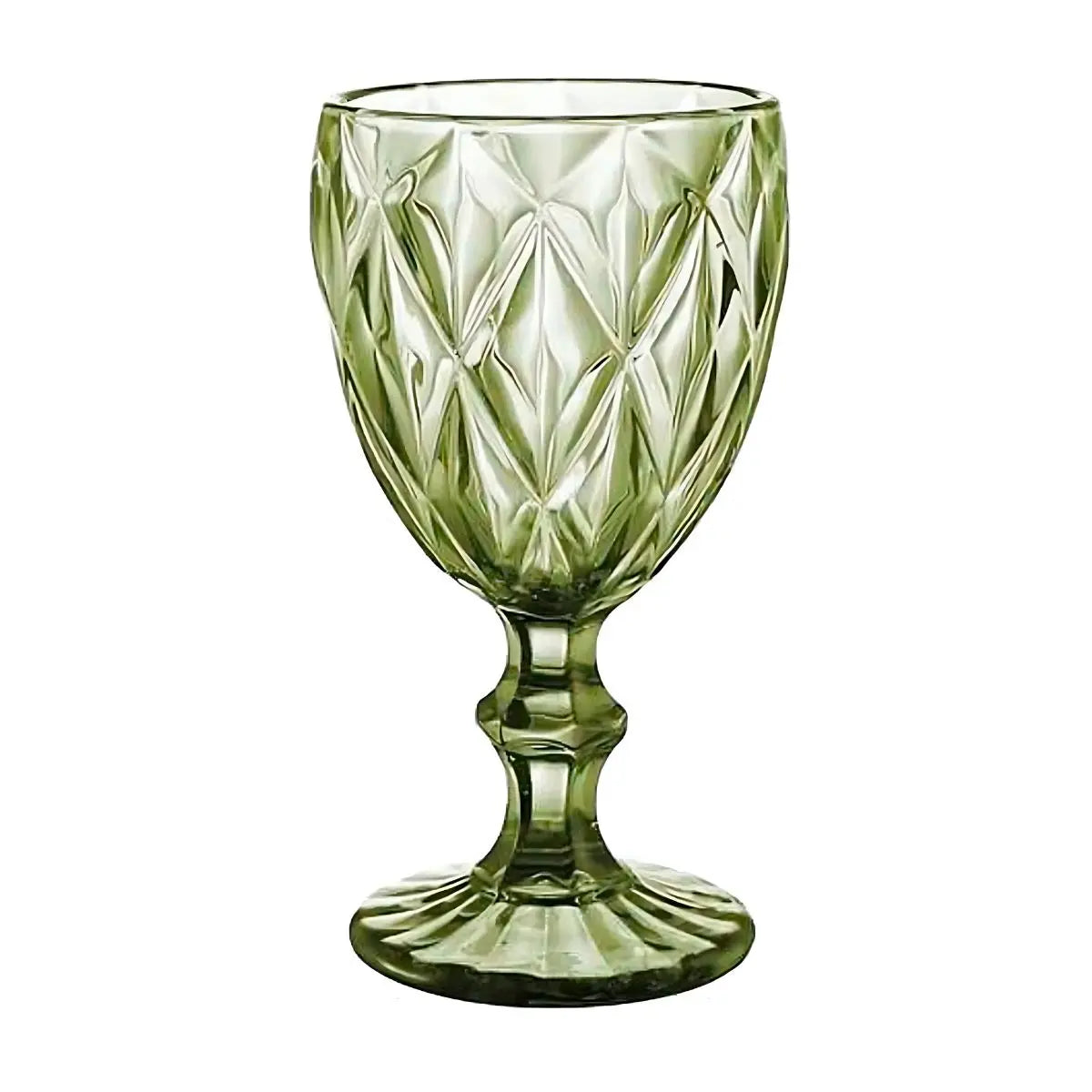 3 Copas Cristal Vino Agua Libia Grande 335ml Elegir Color Olivo - Vittori