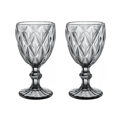 2 Copa Tinto Libia Grande Humo 335ml - Vittori - vista lateral