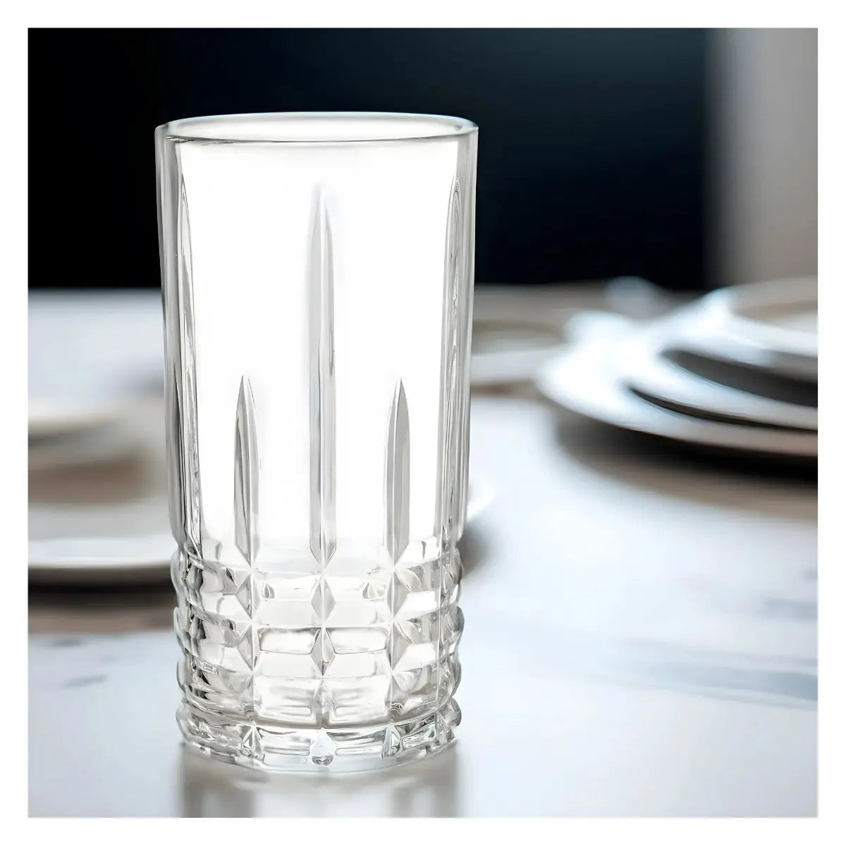 36 Piezas Vaso De Vidrio High Ball Preston 480 Ml - Vittori - detalle