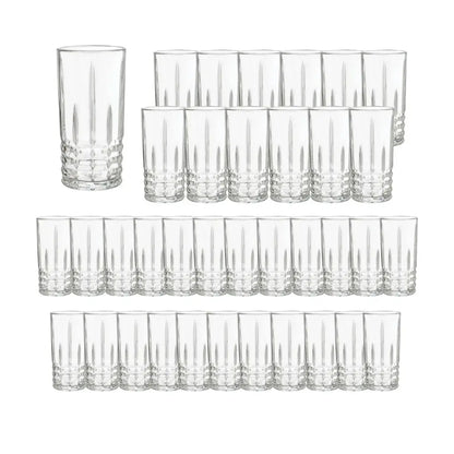36 Piezas Vaso De Vidrio High Ball Preston 480 Ml - Vittori - vista lateral