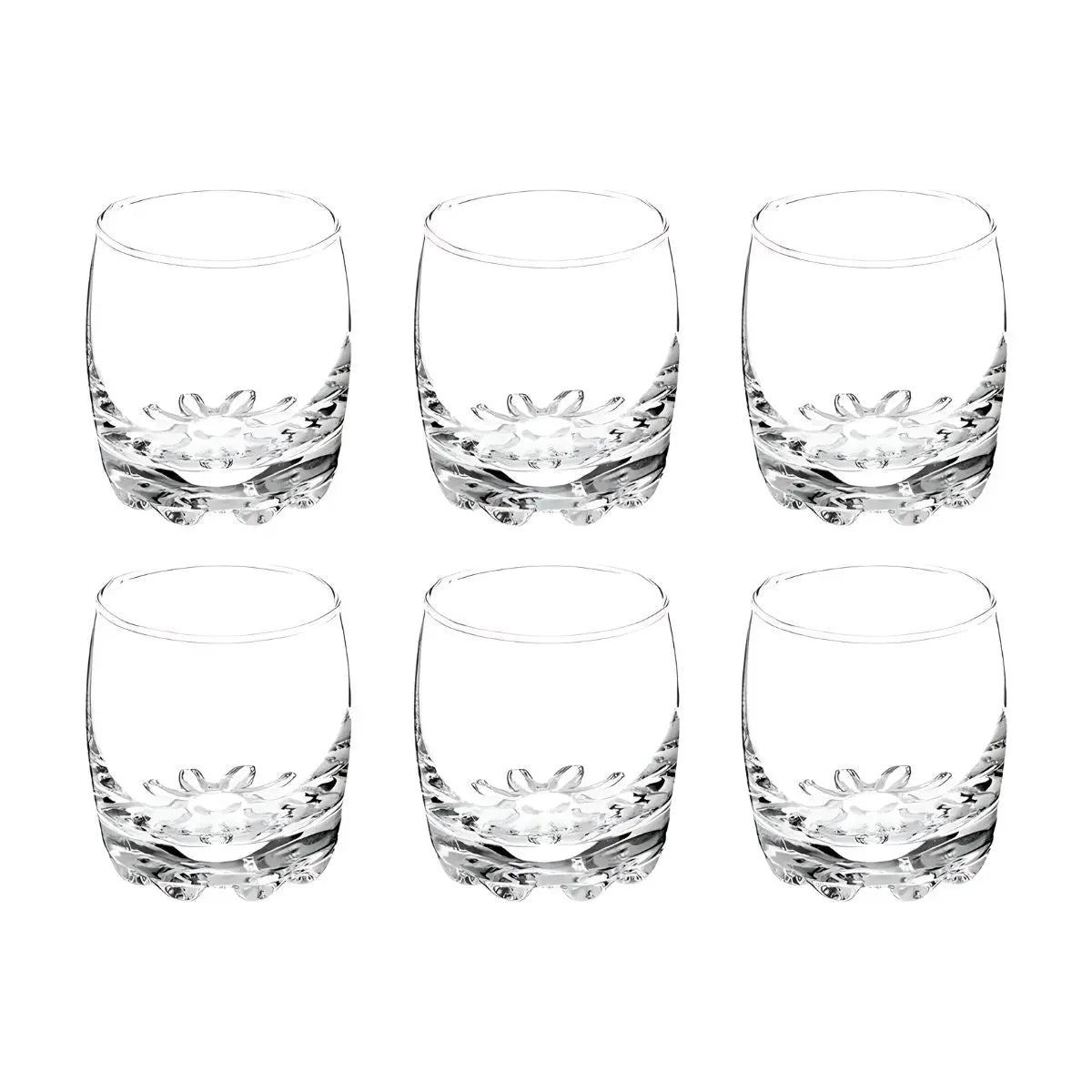 12 Pack Vaso Tequilero Shot Mezcal Vidrio Cristal Muela - Vittori