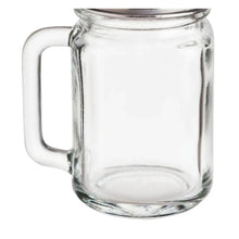 Set 2 Saleros De Cristal Mason Jar Liso 10 Ml - Vittori - vista lateral