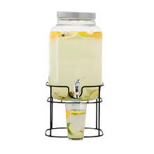 Dispensador Bebidas Con Base 5 Lt Vitrolero Vidrio Vintage - Vittori - empaque