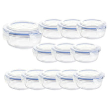 Caja 12 Hermético De Vidrio Redondo Grande 950 Ml - Vittori - empaque