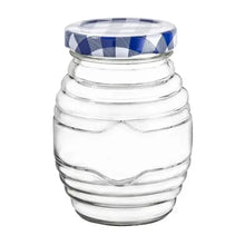 Set 6 Frascos Organizador Especieros Vidrio AZUL - Vittori