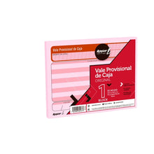 5 Blocks de Vale Provisional Rosa 50 Hojas c/u 1/4 Carta RAYTER - Rayter