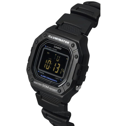 Reloj Casio Illuminator W-218H-1BVCF Color Negro - Casio - detalle