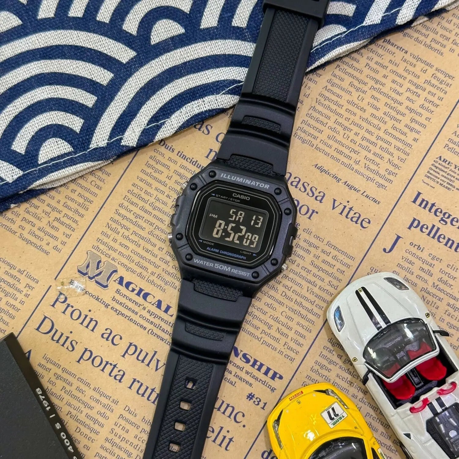 Reloj Casio Illuminator W-218H-1BVCF Color Negro - Casio