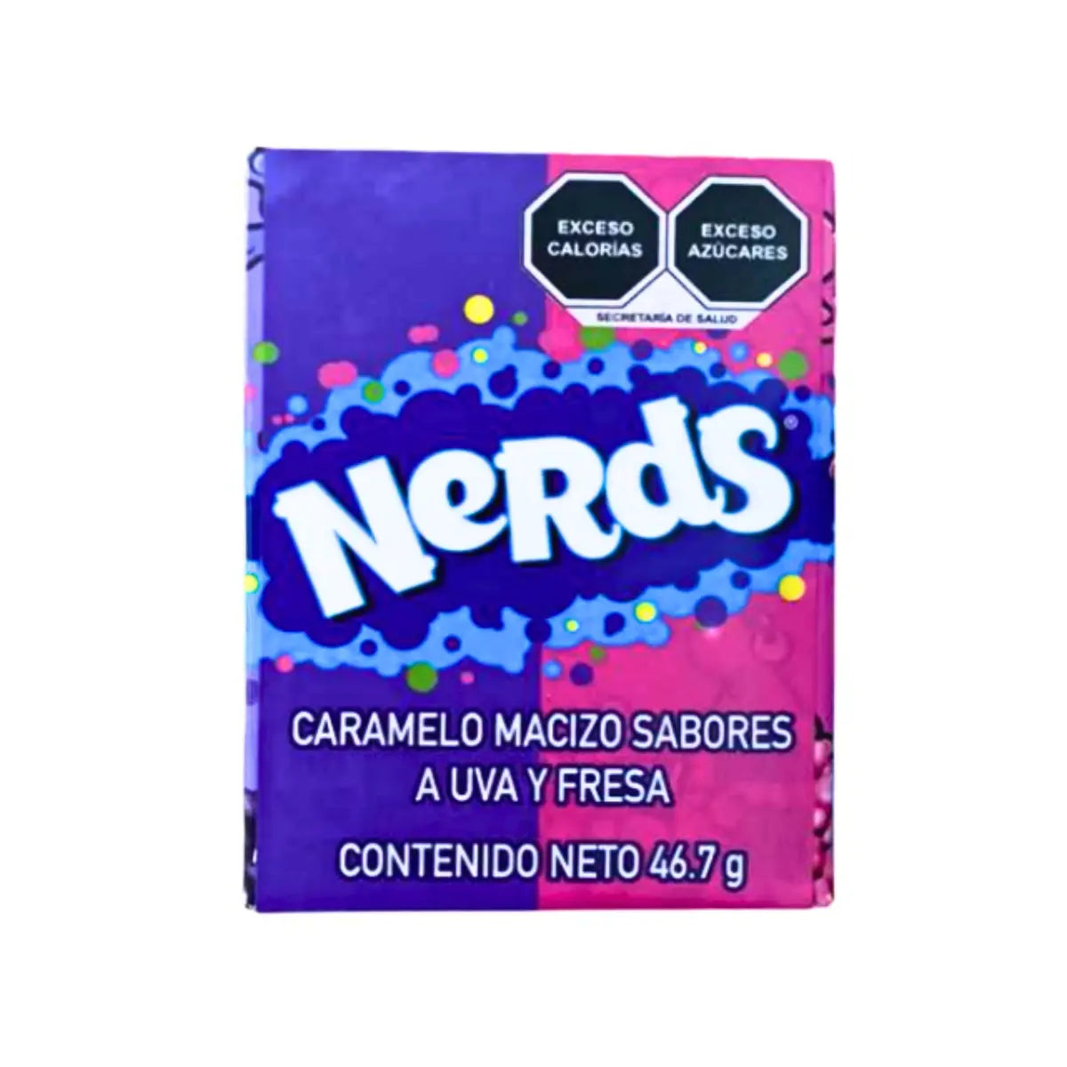 Caja Caramelo Macizo Uva/fresa Wonka Nerds Display C/12 Pz - Wonka - detalle