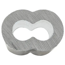 50pz Casquillo Aluminio Doble 1/4" Dogotuls Acero Cable - Dogotuls - detalle