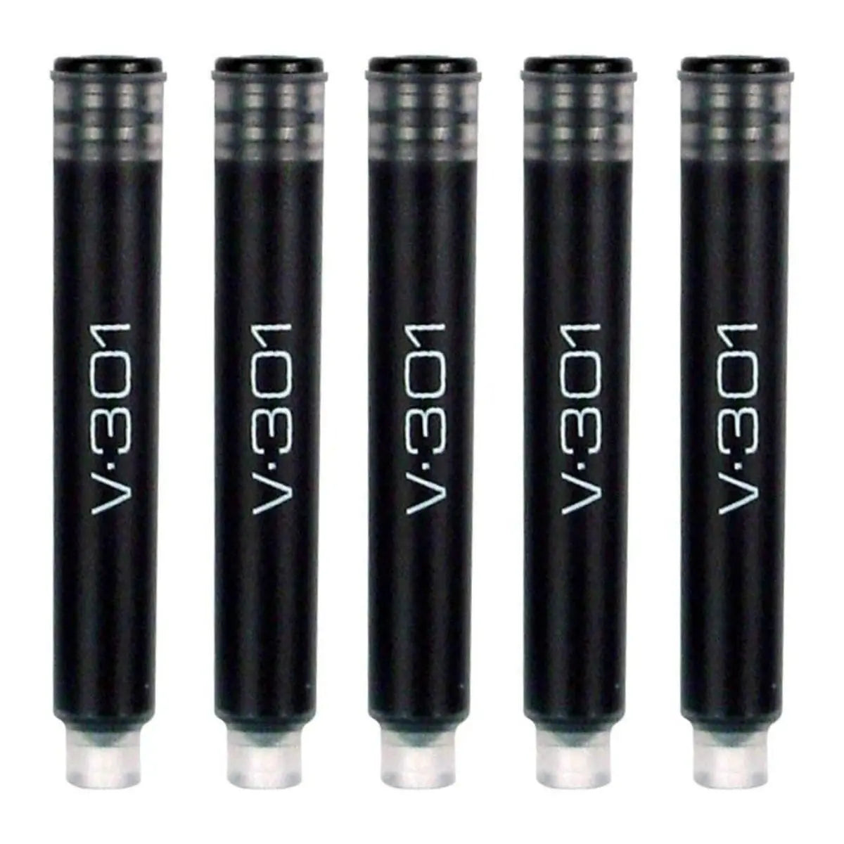 5 Cartuchos Repuesto Pluma Fuente V-301 Zebra Tinta Azul - Zebra