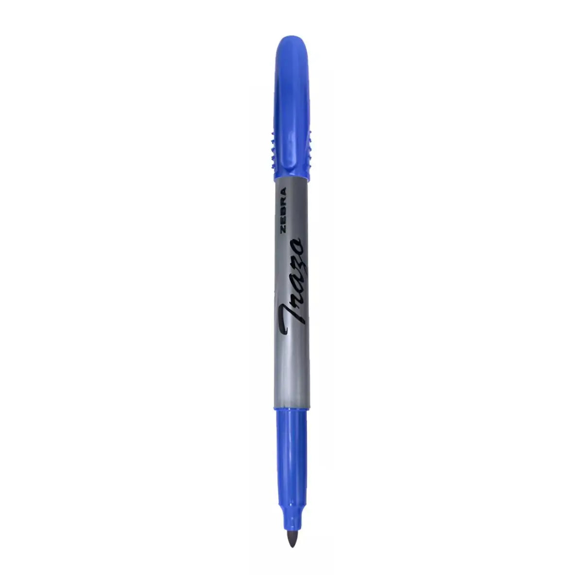 Marcador Tinta Permanente Zebra Punto Fino Azul Escolar - Zebra - empaque